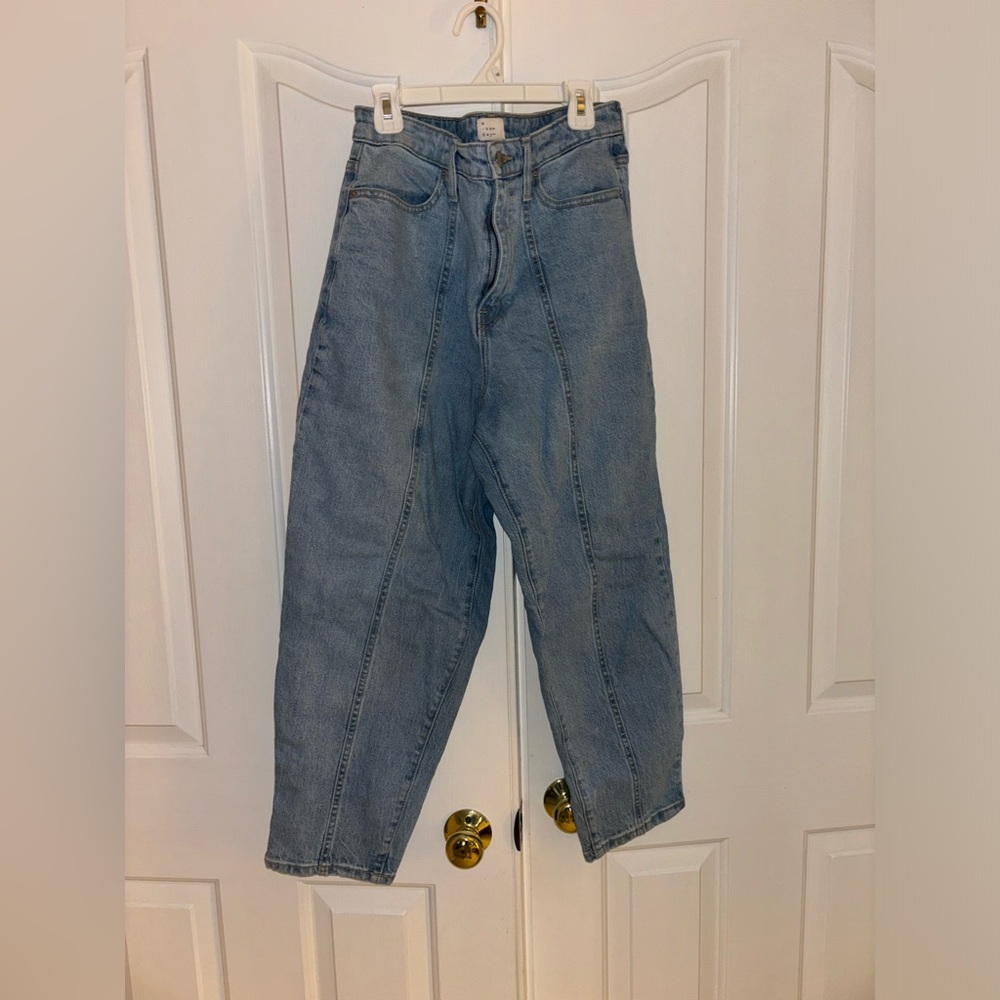 A New Day Light Blue Denim Barrel Jeans